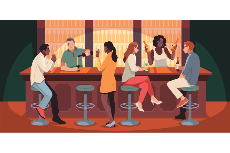 cartoon-people-in-bar-interior-pub-patrons-order-alcoholic-cocktails