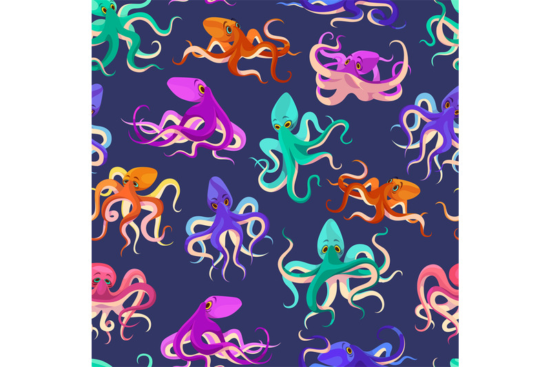 cartoon-octopus-seamless-pattern-colorful-underwater-animals-tentacl