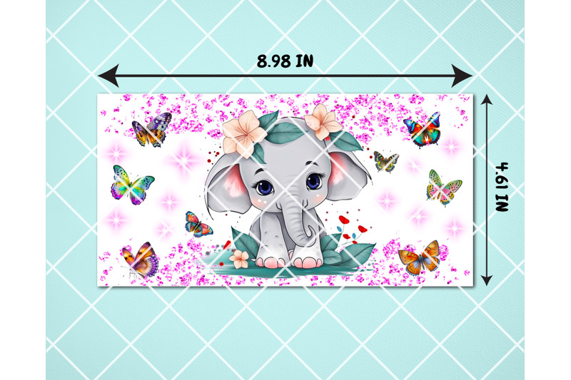 baby-elephant-sippy-cup-wrap-12oz-sippy-cup-sublimation-design-png