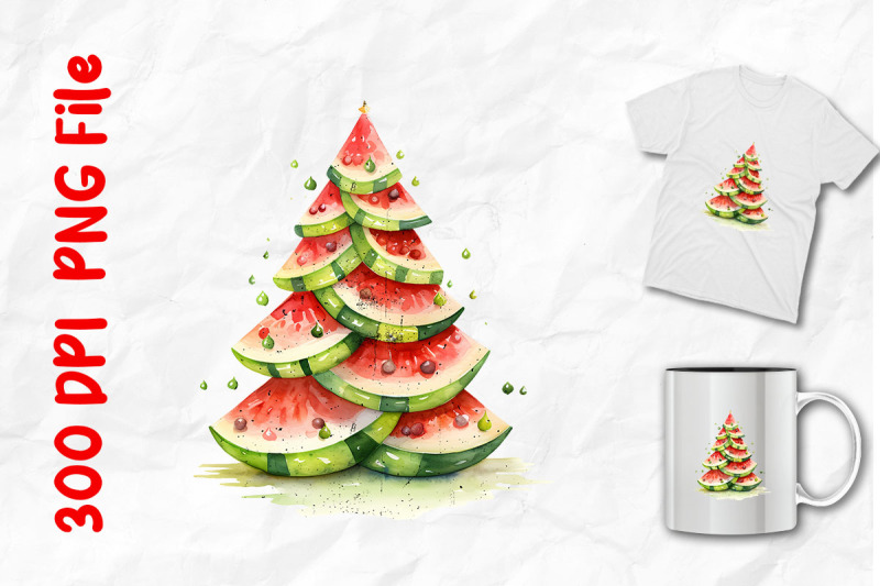 christmas-in-july-watermelon-tree