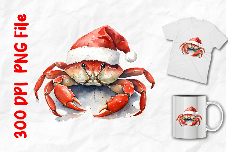 santa-claus-crab-christmas-in-july