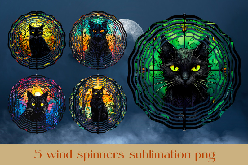 halloween-wind-spinner-sublimation-spooky-wind-spinner-bundle