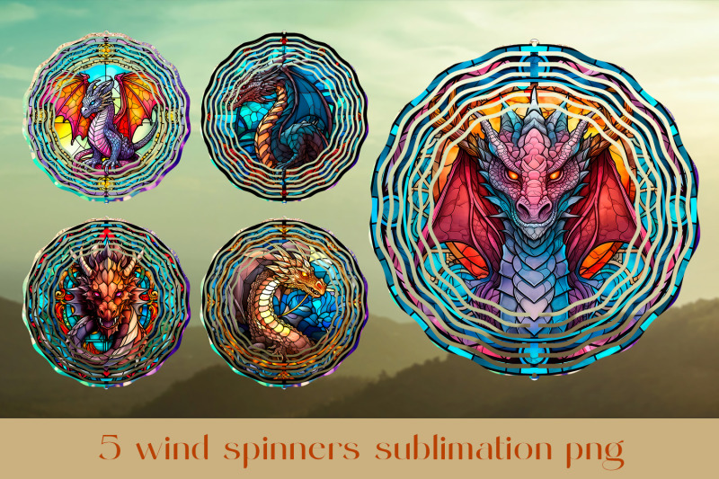 dragon-wind-spinner-sublimation-stained-glass-wind-spinner