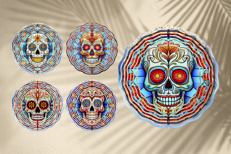 skull-wind-spinner-sublimation-stained-glass-wind-spinner