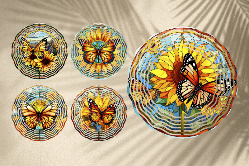 butterfly-wind-spinner-sublimation-stained-glass-wind-spinner