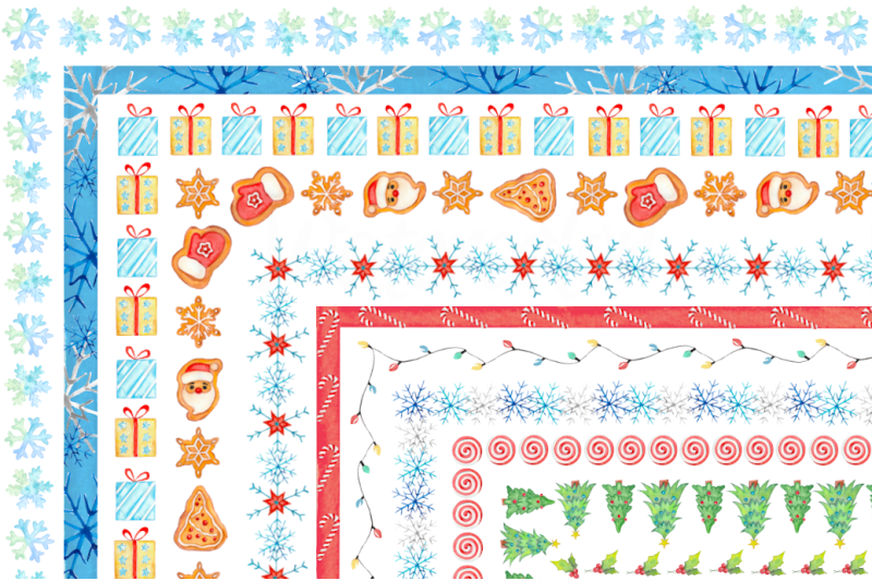 christmas-frames-watercolor-clipart