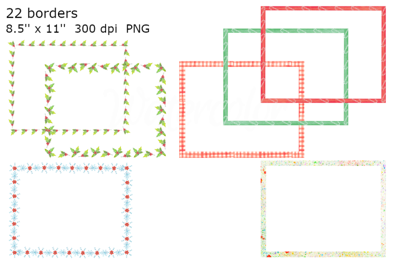 christmas-frames-watercolor-clipart
