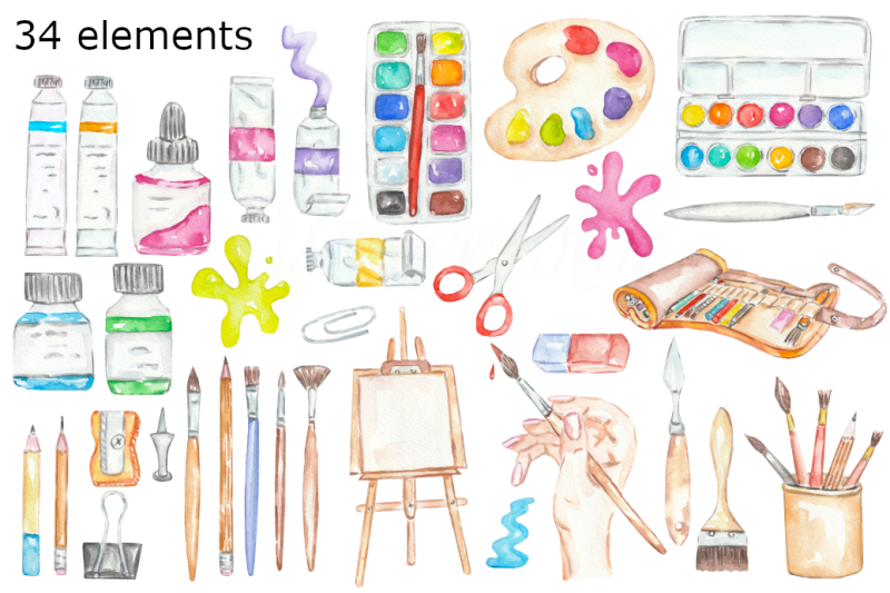 art-supply-watercolor-clipart