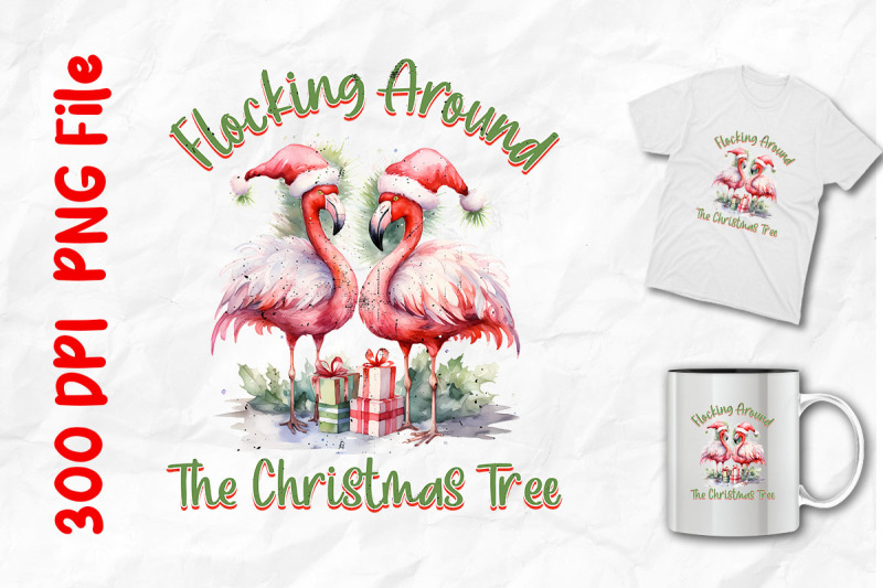 flocking-around-the-christmas-tree