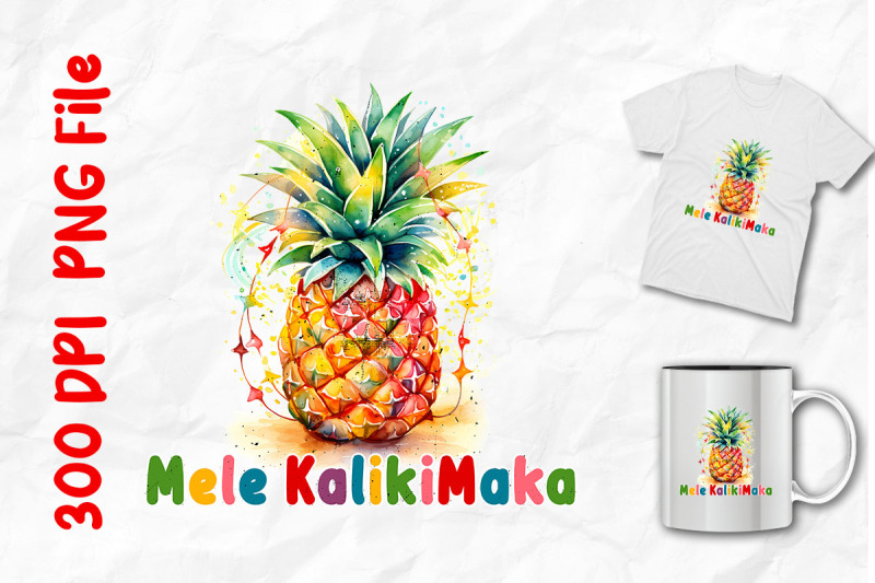 mele-kalikima-pineapple-christmas-tree