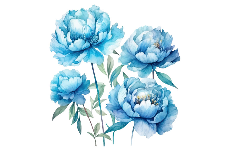 watercolor-blue-peony-and-butterfly-png-clipart