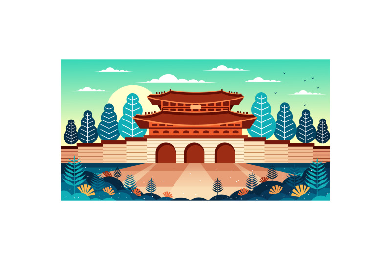 gyeongbokgung-palace-illustration