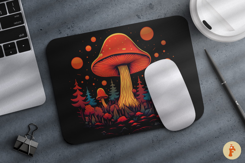 psychedelic-mushroom-mouse-pad-bundle