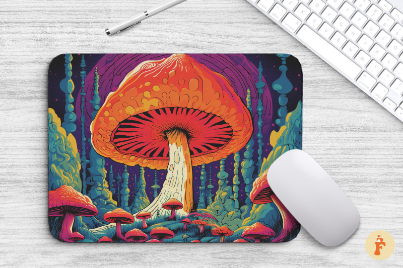 psychedelic-mushroom-mouse-pad-bundle