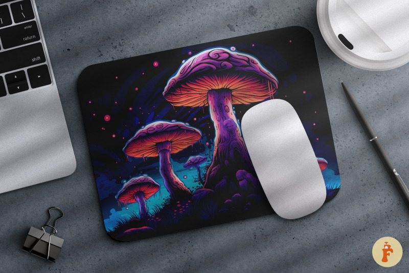 psychedelic-mushroom-mouse-pad-bundle