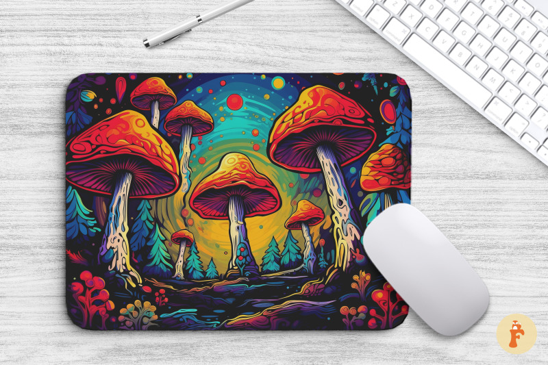 mouse-pad-trippy-psychedelic-mushrooms