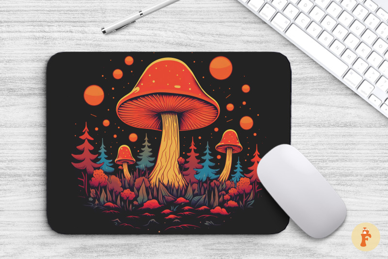 mouse-pad-magic-mushrooms-forest