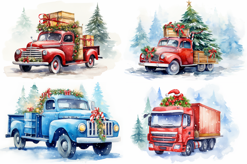 christmas-trucks