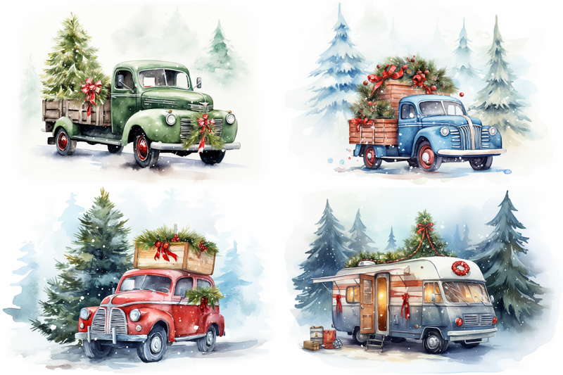 christmas-trucks