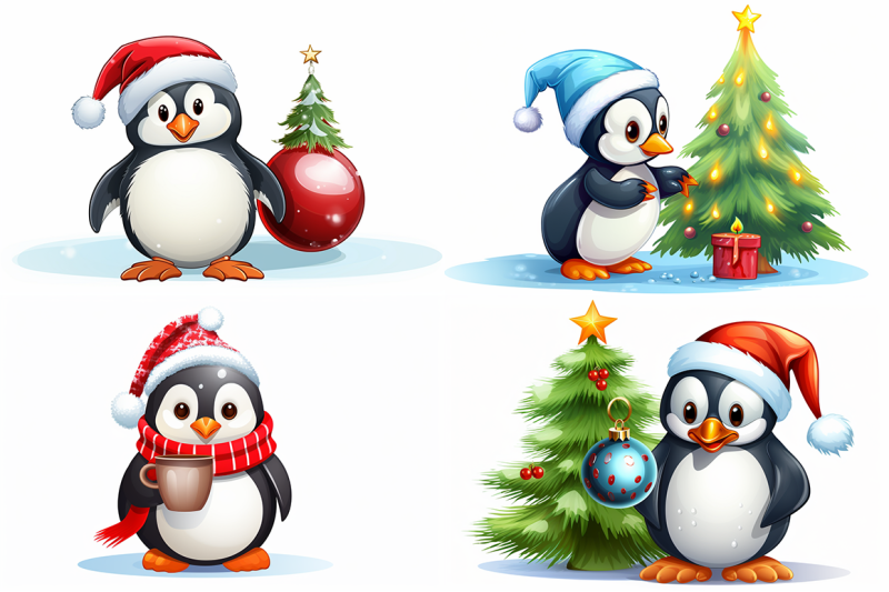 christmas-penguins