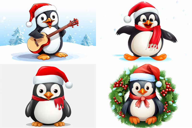 christmas-penguins