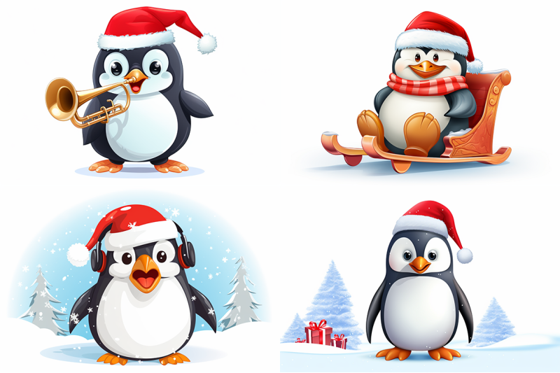 christmas-penguins