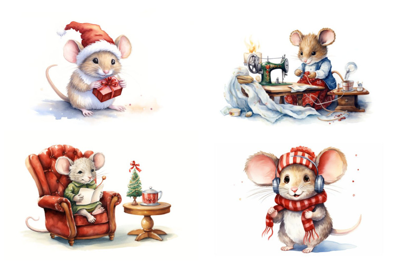 christmas-mice