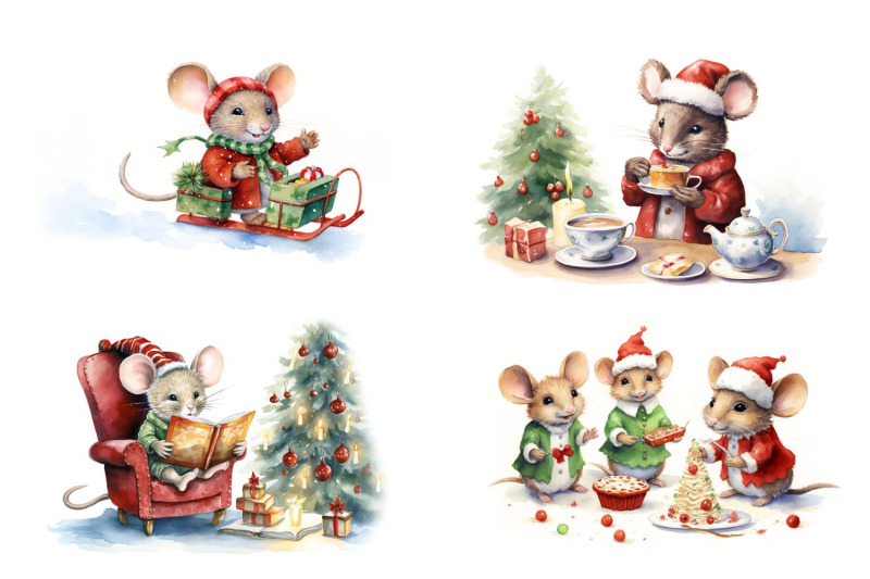 christmas-mice