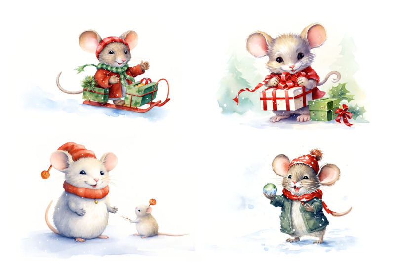 christmas-mice