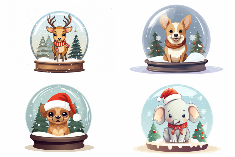 christmas-animal-snow-globe