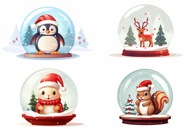 christmas-animal-snow-globe