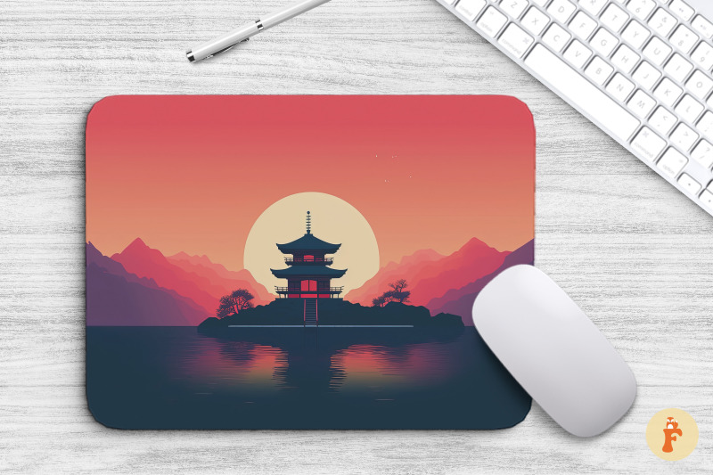 mouse-pad-beautiful-japanese-shrine-art