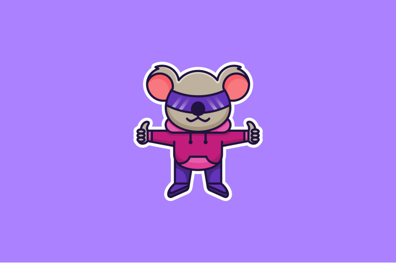 cool-koala-vector-design-template