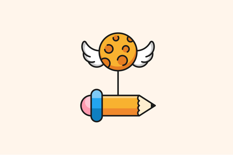 flying-pencil-vector-design-template