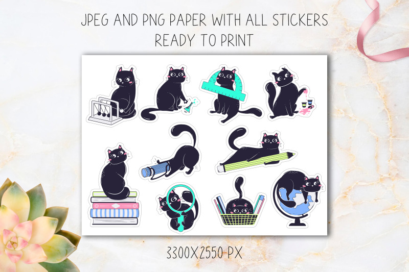 cute-cat-student-stickers-back-to-school-animal-stickers