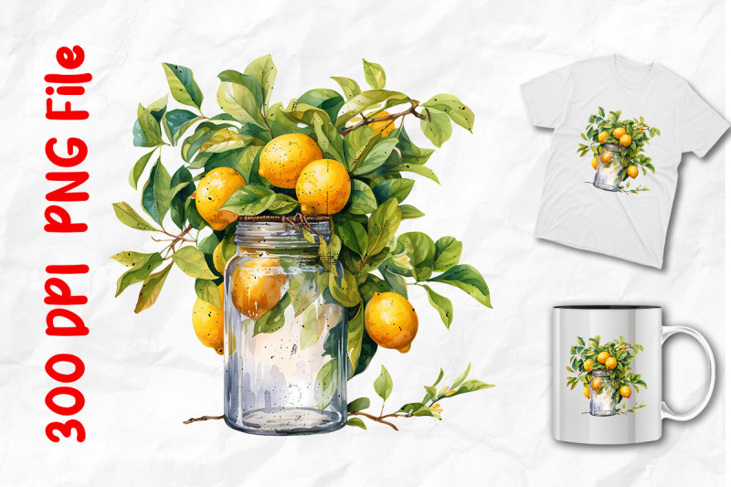 vintage-lemon-tree-in-a-glass-jar