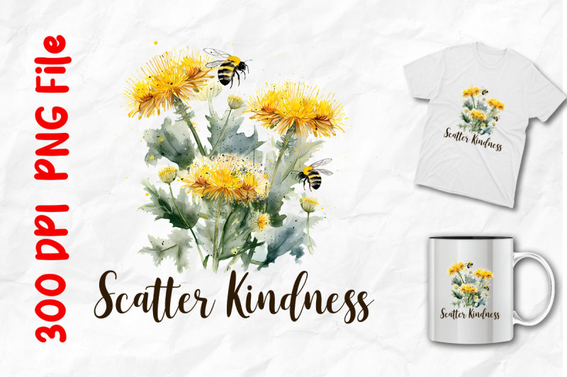 scatter-kindness-dandelions-and-bees