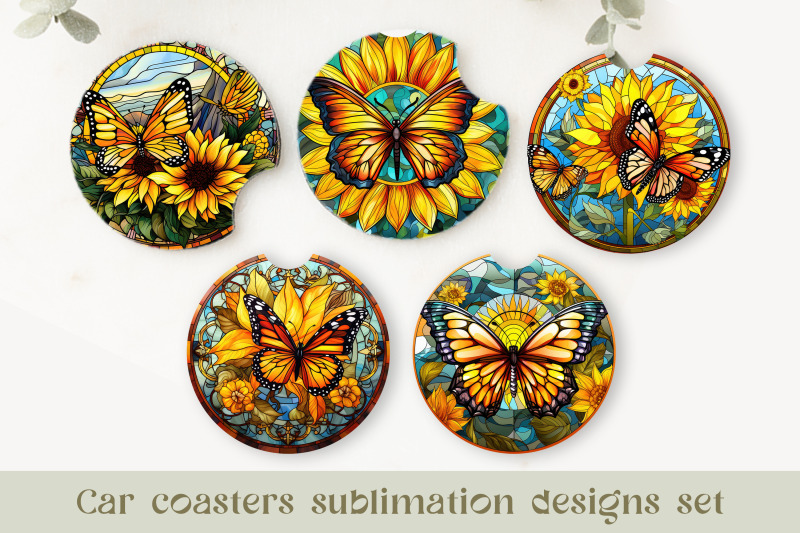 butterfly-coaster-bundle-stained-glass-coaster-sublimation-png