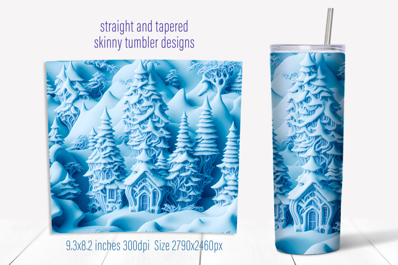 3d-winter-tumbler-wrap-design-christmas-sublimation-png