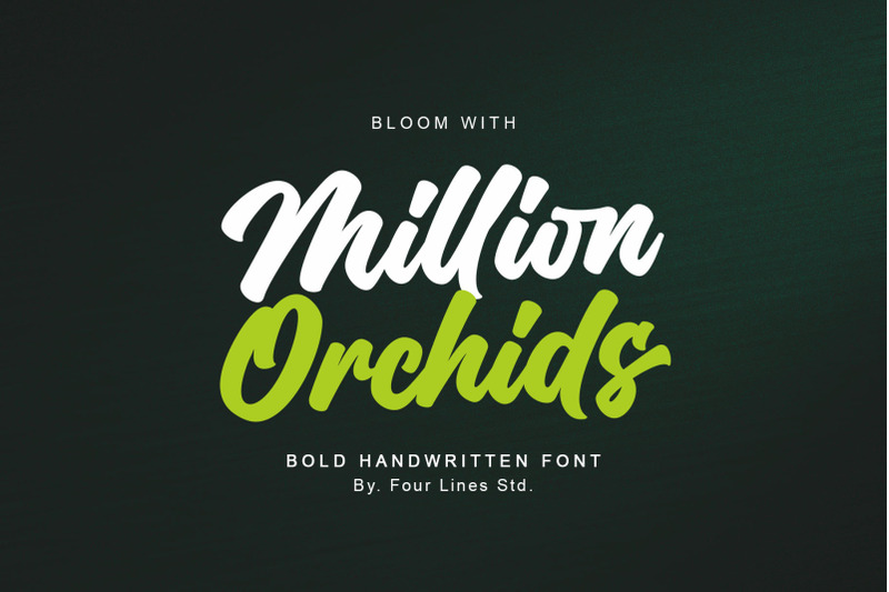 million-orchid-casual-handwritten