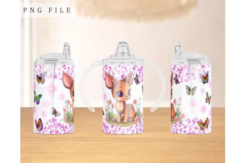 little-deer-sippy-cup-wrap-12oz-sippy-cup-sublimation-design-png