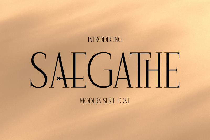 saegathe-typeface