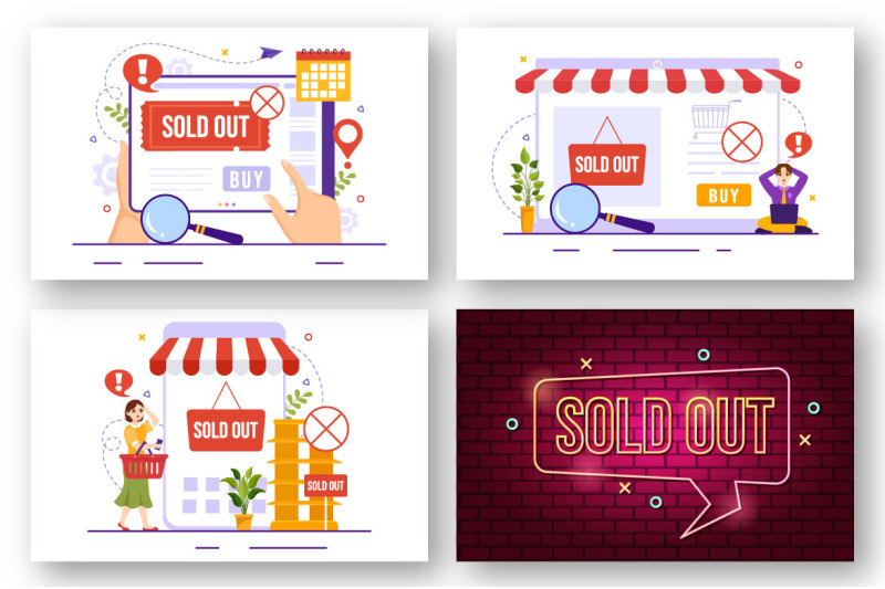 15-sold-out-vector-illustration