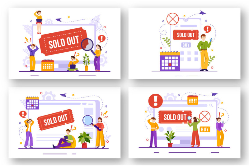 15-sold-out-vector-illustration