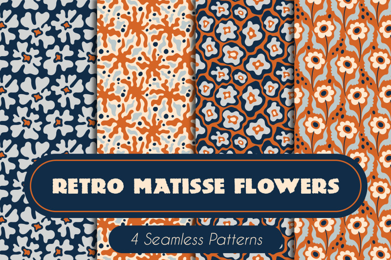 retro-matisse-flowers-seamless-patterns