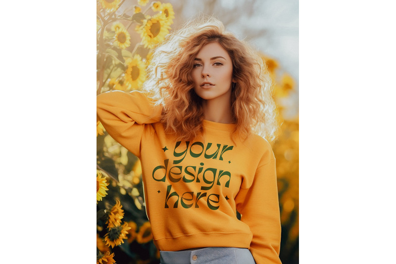 gildan-18000-mockup-gildan-orange-mockup-crewneck-mockup-gildan-swe