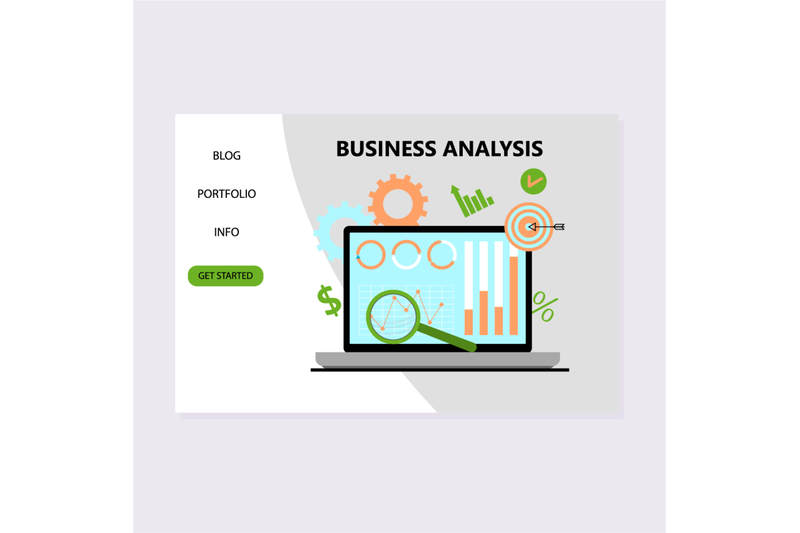 business-analysis-landing-page-support-business-with-metrics