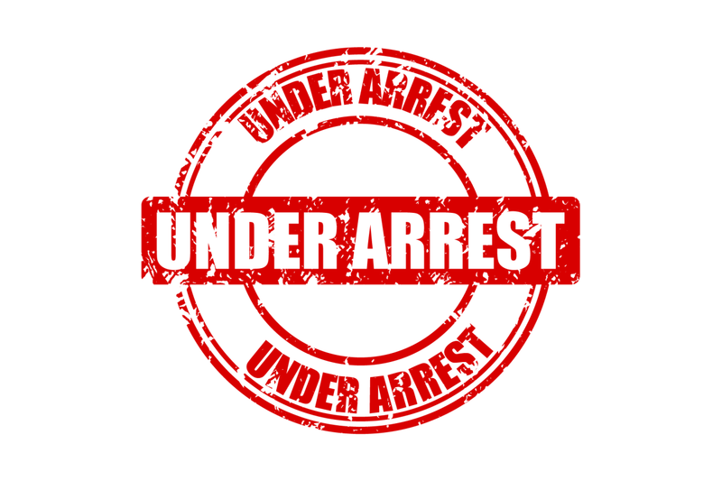 under-arrested-rubber-stamp-for-police-office