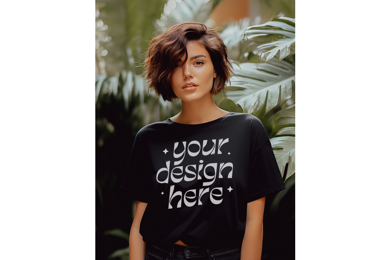 bella-canvas-3001-black-mockup-black-tshirt-mockup-woman-model-mocku