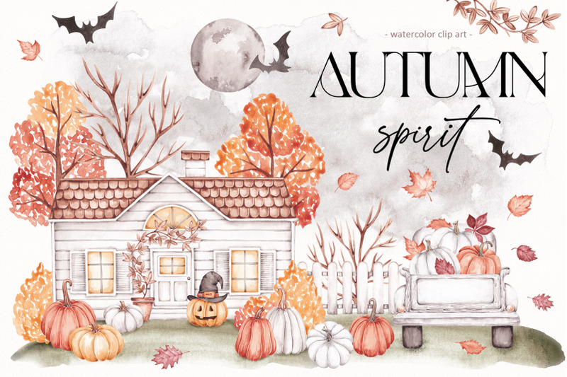 watercolor-clipart-quot-autumn-spirit-quot